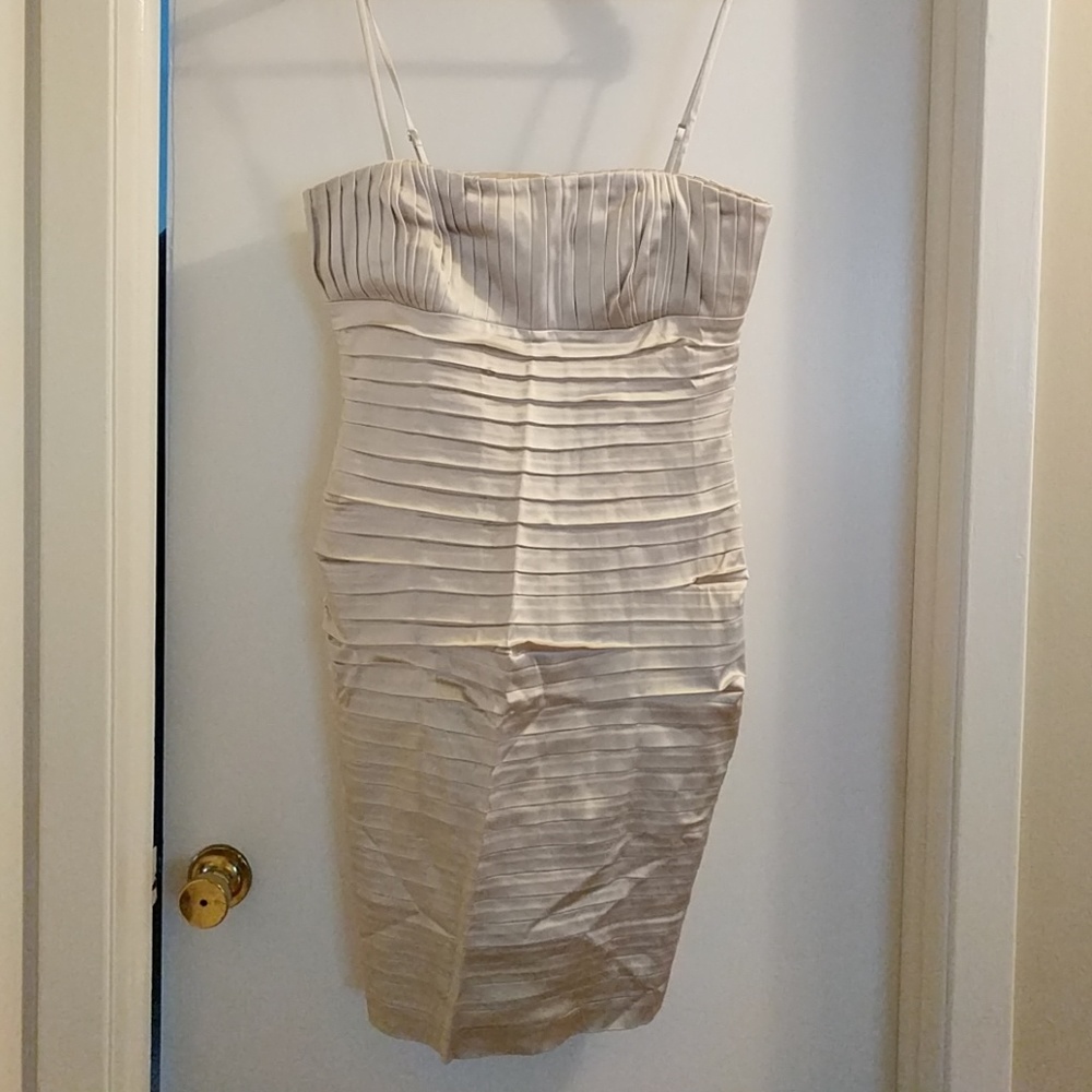 *Calvin Klein champagne cocktail dress